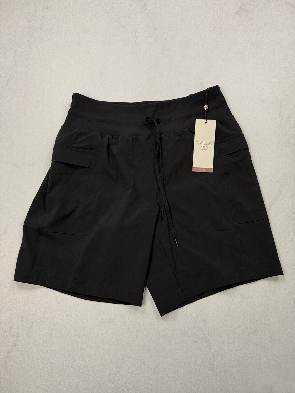 Calia Shorts Bermuda Black Modern Minimalist - Womens XS